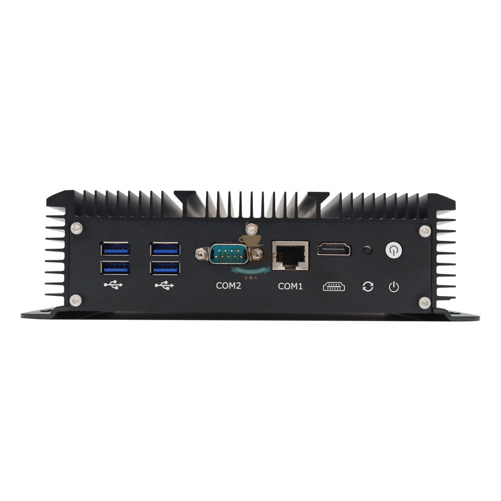 Intel Core i3 8130U Industriell Mini PC med 6 2.5GbE LAN-portar