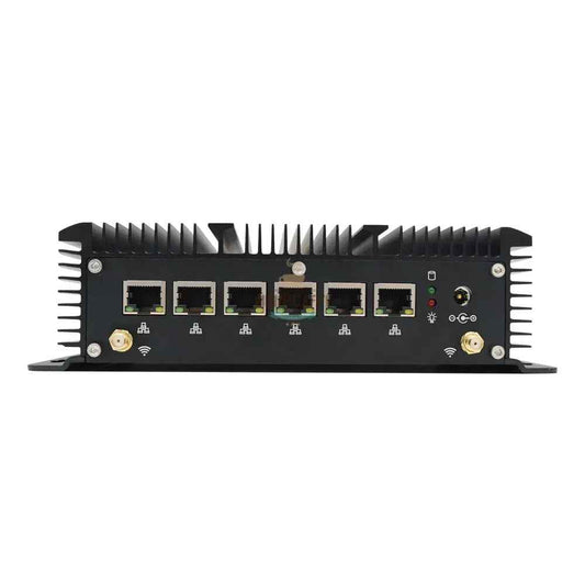 Máy tính Mini công nghiệp Intel i5 10210U với 6 cổng LAN - MiniPCaffe.com