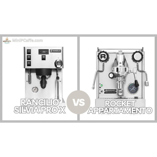 Rocket Appartamento VS Rancilio Silvia Pro X - MiniPCaffe.com