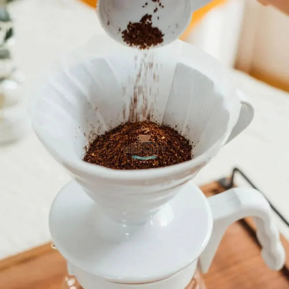 Hario V60 Pour Over Startpakke Lys Grå - MiniPCaffe.com