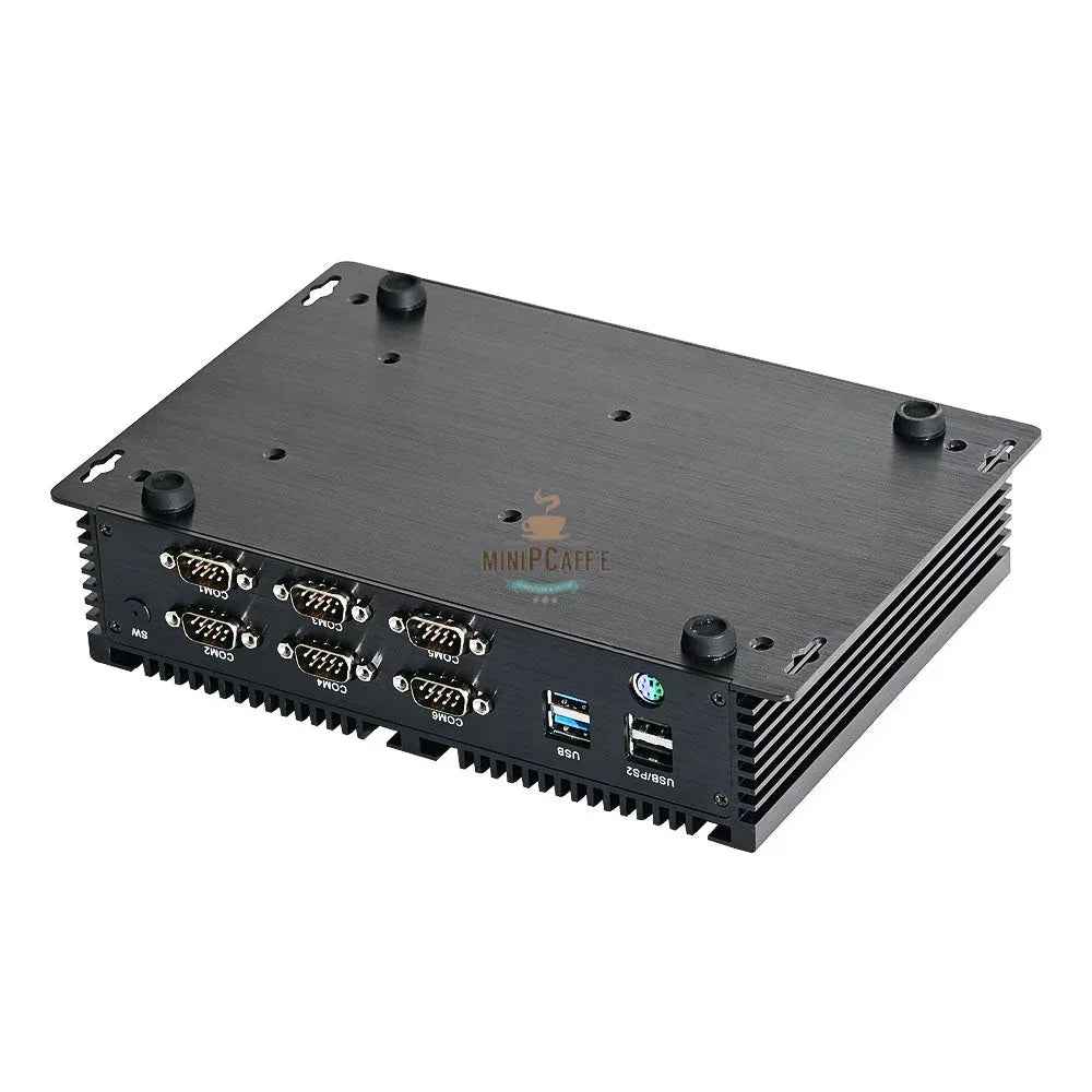 Intel i7 10510U Industrie-Mini-PC mit 6 COM-Anschlüssen - MiniPCaffe.com