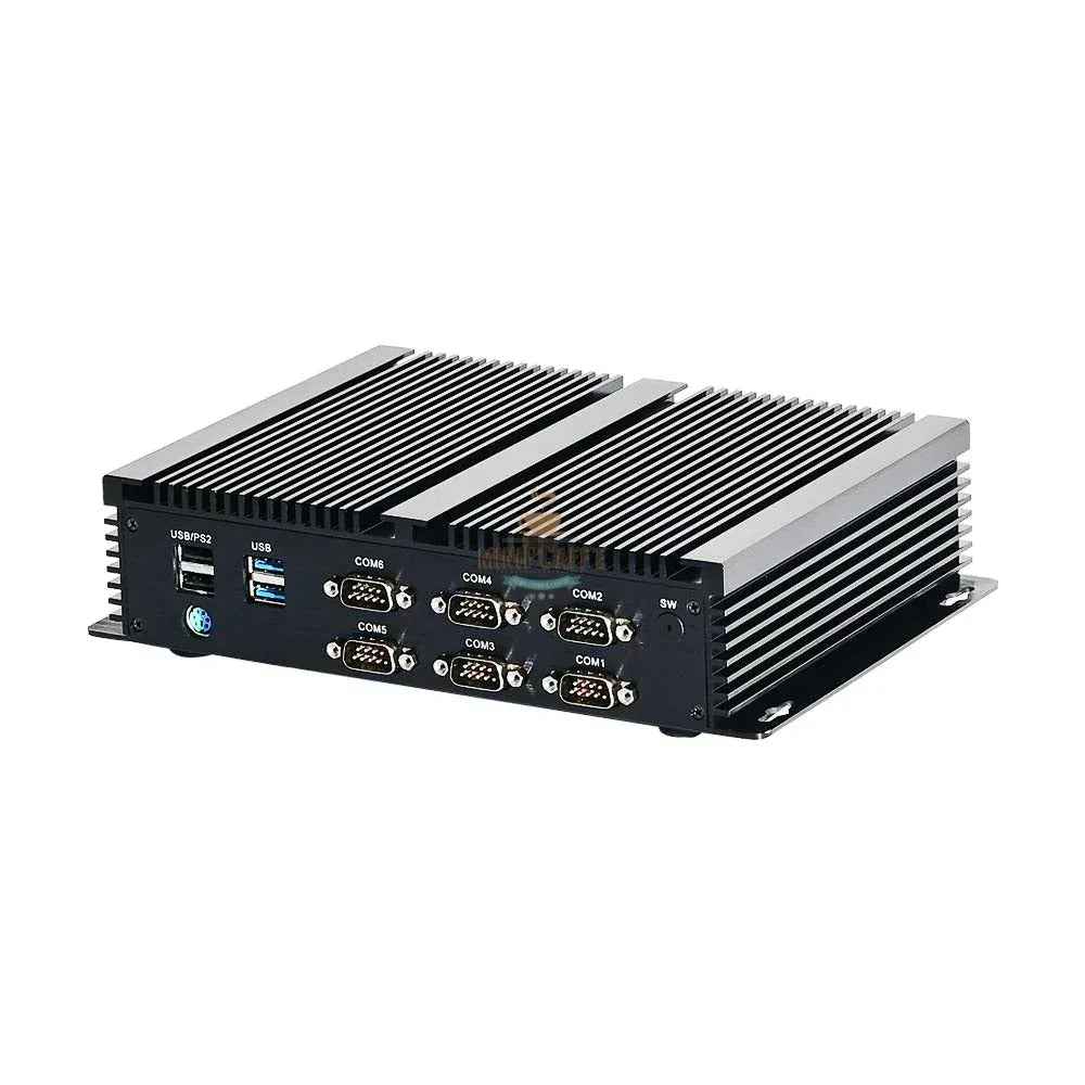 Intel i7 10510U Industrie-Mini-PC mit 6 COM-Anschlüssen - MiniPCaffe.com