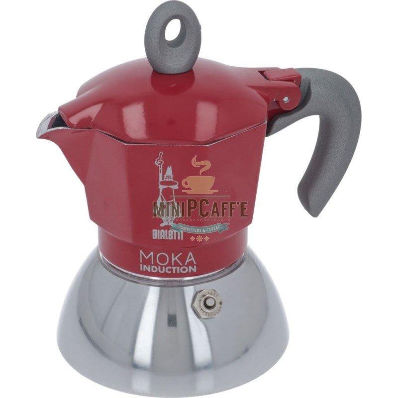 Bialetti Moka Induction Merah 2 Cawan Dapur Moka Induksi - MiniPCaffe.com