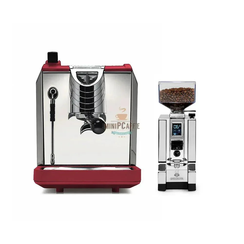 Nuova Simonelli OSCAR 2 Red og Eureka Mignon Specialita - MiniPCaffe.com