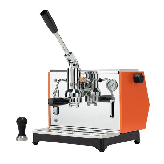 Pontevecchio Lusso Orange Lever Espresso Machine - MiniPCaffe.com