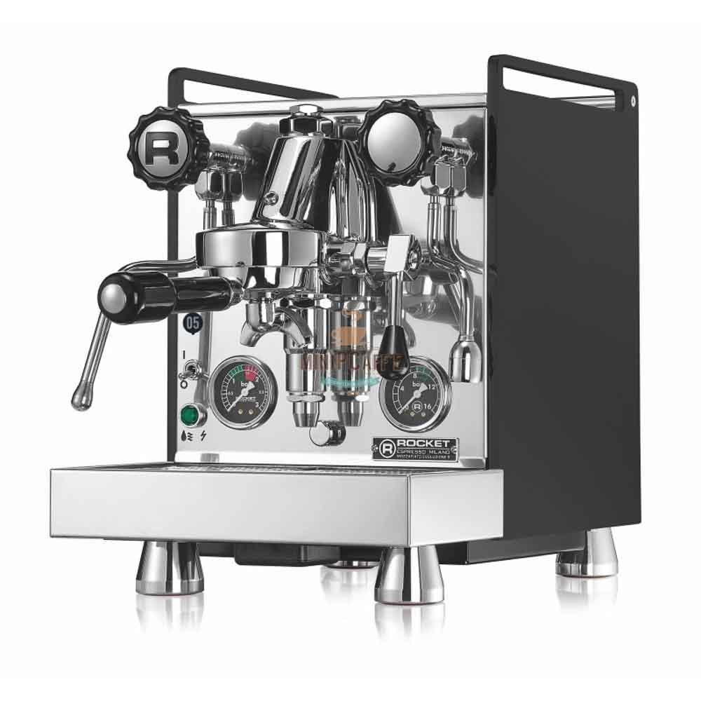 Rocket Mozzafiato Cronometro R Black Espresso Machine - MiniPCaffe.com