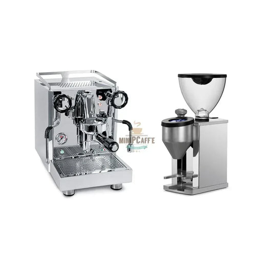 Mesin Espresso Quick Mill Rubino dan Pengisar Rocket Faustino - MiniPCaffe.com