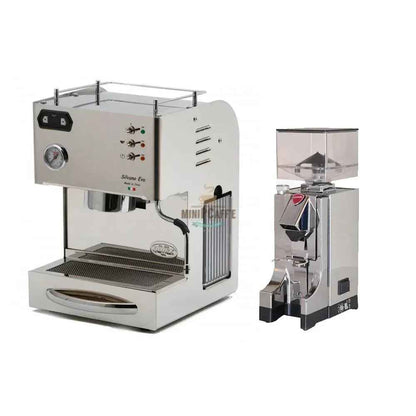 QuickMill Silvano EVO and Eureka Mignon Grinder - MiniPCaffe.com